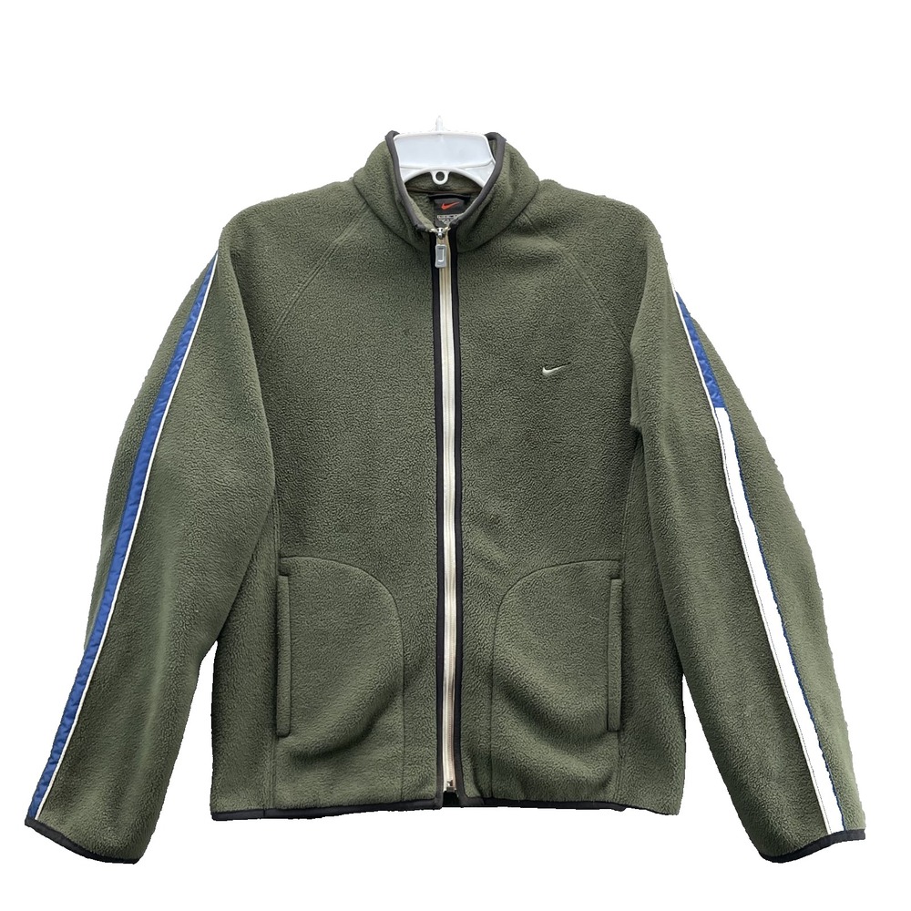 Vintage Nike Fleece Jacket Mens Large Hike Outdoor Gorpcore 90s Sportswear Retro